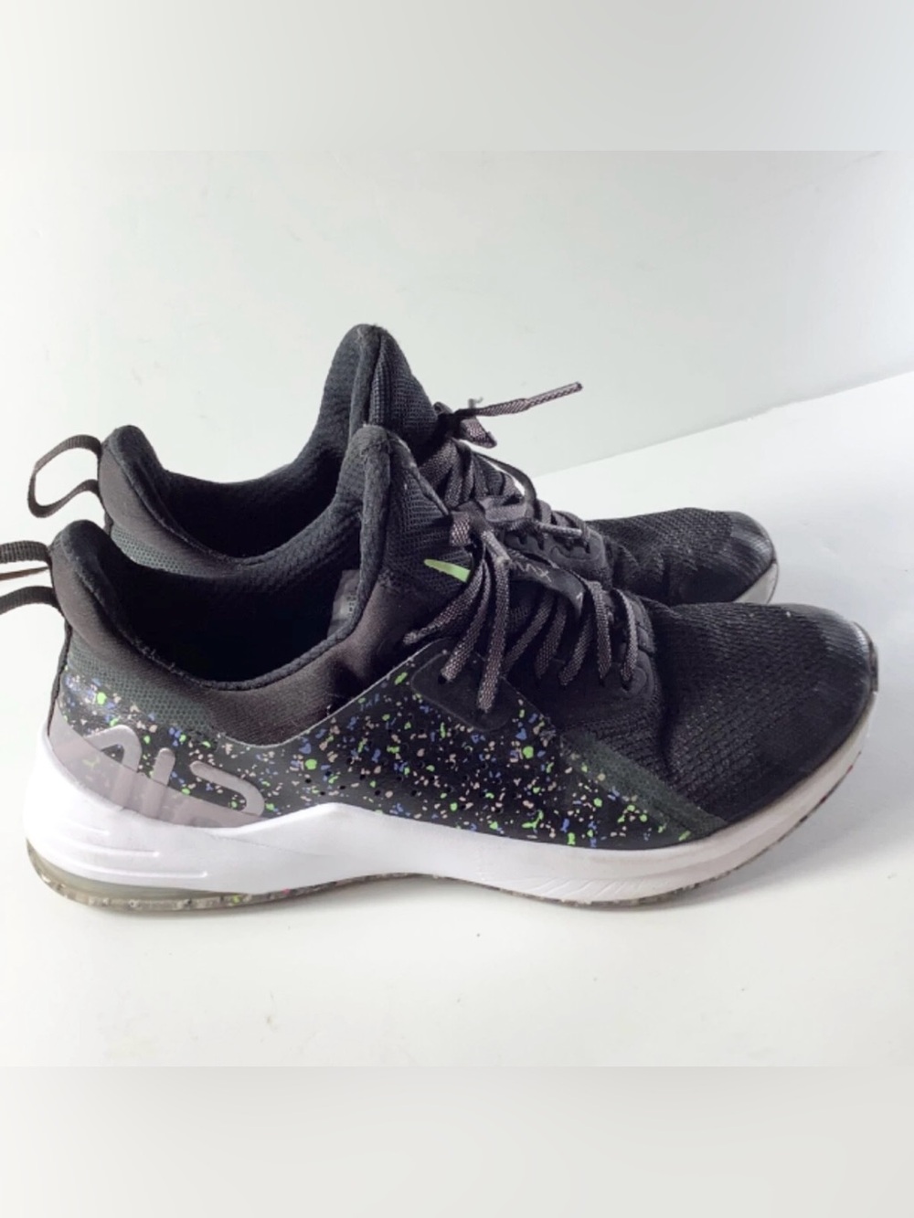 Nike Air Max Shoes WomenRunning Athletic Sneakers Black Speckled Size 8.5